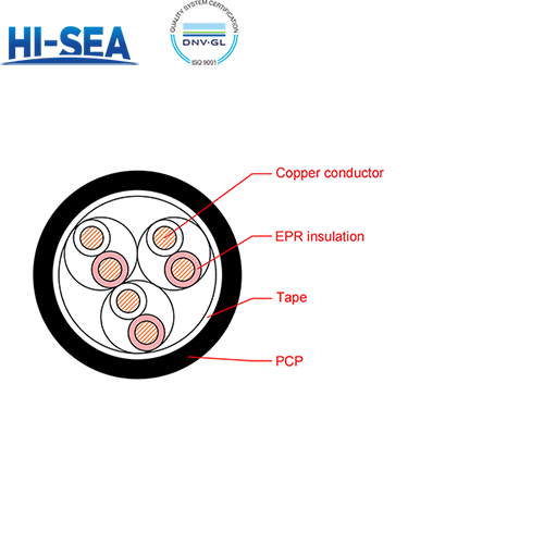 CHEF/SA EPR Insulation Flame Retardant Marine Communication Cable